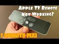 Apple TV Remote Not Working 1 MINUTE FIX TRY THIS FIRST