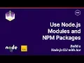 Use Node js Modules NPM Packages Build a Node js CLI with Ace