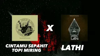 dj cintamu sepahit topi miring x lathi remix