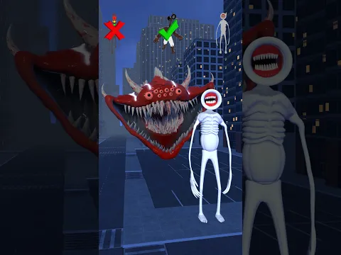 RED EL GRAN MAJA WANTS TO EAT YOU! TRAFFIC LIGHT HEAD SIREN HEAD MOTHER MEGAPHONE GMOD 3D ANIMATION