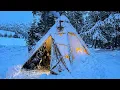 Lagu 3 Days WINTER CAMPING in Blizzard With My Dog.  -13° WILDERNESS SURVIVAL. Snowstorm Bushcraft ASMR