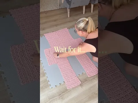 Crochet summer cardigan - folding magic ✨