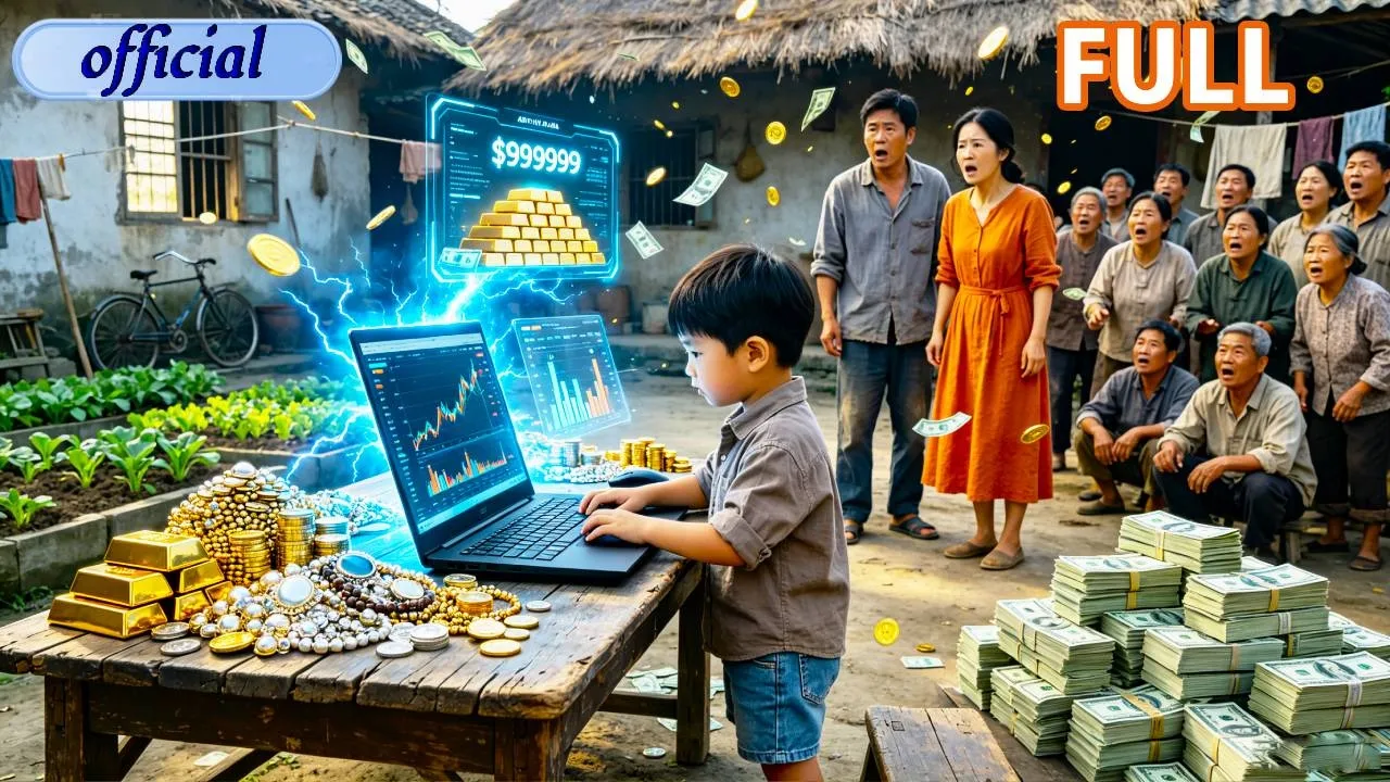 An Eight-Year-Old Child Possessed By A Stock Market God Manipulates The Market And Earns Millions! poster