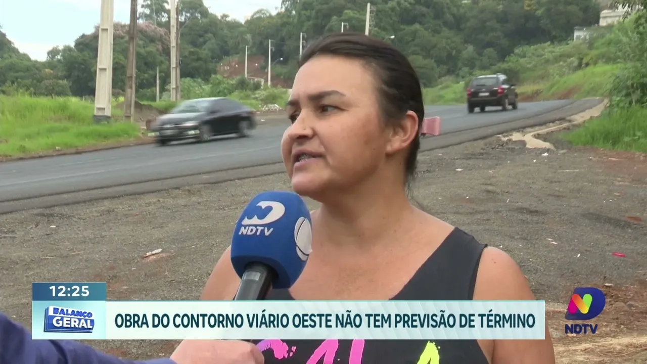 Segurança Viária: Trecho em Obras do Contorno Viário Oeste