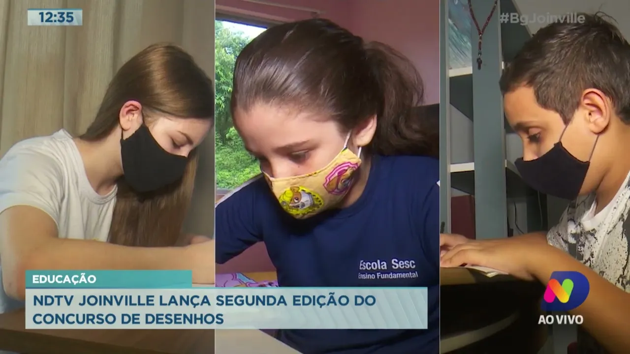 Educação NDTV: Joinville lança segunda edição do concurso de desenhos