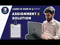 Python Assignment 2 Discussion with Rahul Bhaiya Part 1 Coding Blocks Jr