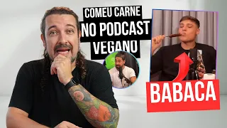 São Paulo: convidado come carne durante podcast vegano ao vivo