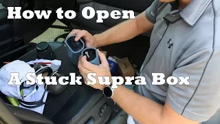 How to Open a Stuck GE Supra Lock Box