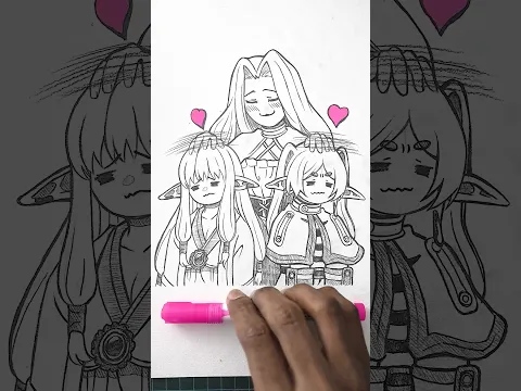 Drawing cute anime kawaii art ✨