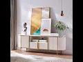 OKD Luxury 70 Fluted TV Stand Modern Entertainment Center for TVs Up to 80 inches