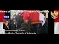 National Anthem of Indonesia, Indonesia Raya for Funeral of the President of Indonesia