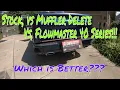 2019 Silverado Stock vs Muffler Delete vs Flowmaster 40