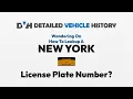 How to Use License Plate Lookup New York New York Plate Number Search