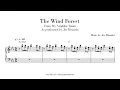 Download Lagu The Wind Forest - From My Neighbor Totoro - Sheet music transcription