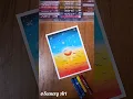 Day vs Night Scenery Easy Oil Pastel Drawing for Beginners Day and Night Transition Landscape