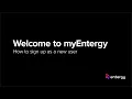myEntergy Tips Setting up a new user account