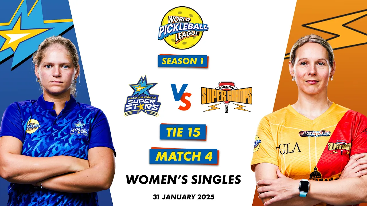 WPBL S1 | Hyderabad Superstars VS Chennai Super Champs | Women’s Singles