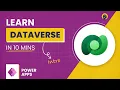What is Microsoft Dataverse Power Apps Tutorial