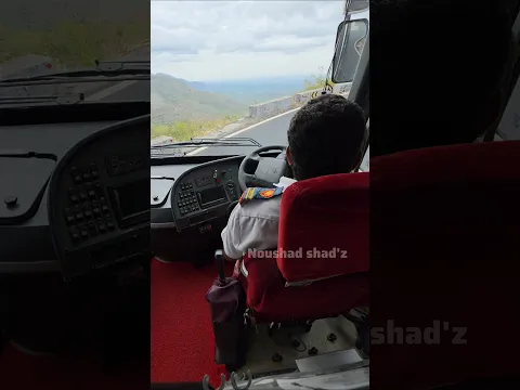 Volvo 9400 Amazingly skilled driving in Tight Hairpin Bend 😯 fast steering movement By Driver#shorts