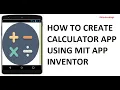 How To Create Calculator App Using MIT App Inventor Codeasy