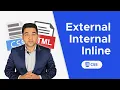 Internal vs External vs Inline CSS - When to Use What