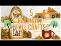 NEW 2027 Dollar Tree Fall Calendar DIYs 5 High-End Fall DIY Decor Ideas Budget Friendly DIYs