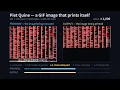 A quine in Piet a GIF image that prints itself