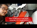 How To Remove Fuel Pump Assembly Of A Harley Softail