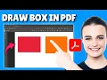 Add Shapes to PDFs How to Draw a Box in Acrobat