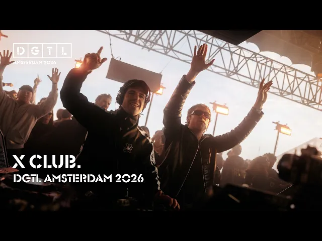X CLUB. at DGTL, Amsterdam 2026 artwork