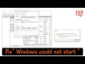 Fix windows could not start the windows update service on local computer error