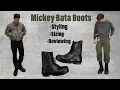 HOW TO STYLE MICKEY BATA BOOTS SIZING REVIEW