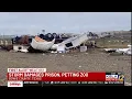 Storms winds damage petting zoo prison in Bowie County Texas
