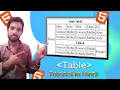 Advance HTML tutorial - How to create a School TimeTable in HTML in Hindi I