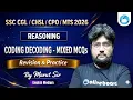 Coding Decoding Reasoning Mixed Practice SSC CGL CHSL MTS 2026 English Medium