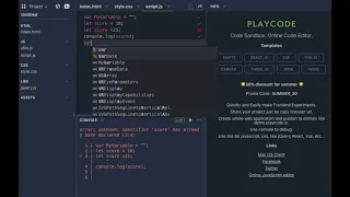 Chairbear Learn JavaScript Create Variables