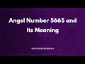 Angel Number 5665 and Its Meaning Seeing 5665