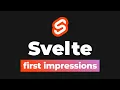 Svelte is surprisingly easy
