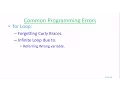 Java Beginners Tutorials for Loop Common Programming Errors