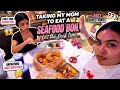 Taking my mom to try seafood boil for the FIRST time answering juicy questions