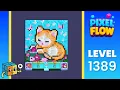 Pixel Flow Level 1389 Hard Walkthrough Solution