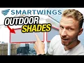 SmartWings Outdoor Shades Review Installation Block Sun Boost Privacy