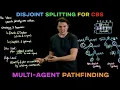 Speedup CBS by 100x with Disjoint Splitting