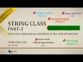 Core Java 101 - String Class Part 2 String Constant Pool