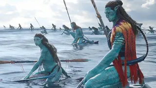 الحرب الأخيرة بين البشر وقبائل الافاتار للسيطرة على الكوكب ملخص فيلم 1 2 Avatar 