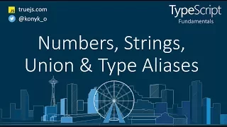 TypeScript tutorial Numbers Strings Union and Type Aliases