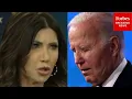 The Government Paid People To Take Our Children And To Traffic Them Noem Tears Into Biden Admin