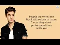 Download Lagu JUSTIN BIEBER - Love Me Lyrics