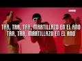 Dani Flow, Uzielito Mix & El Bogueto - MARTILLAZO 🔨(Letra)