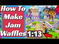 How To Make Jam Waffles In Disney Dreamlight Valley